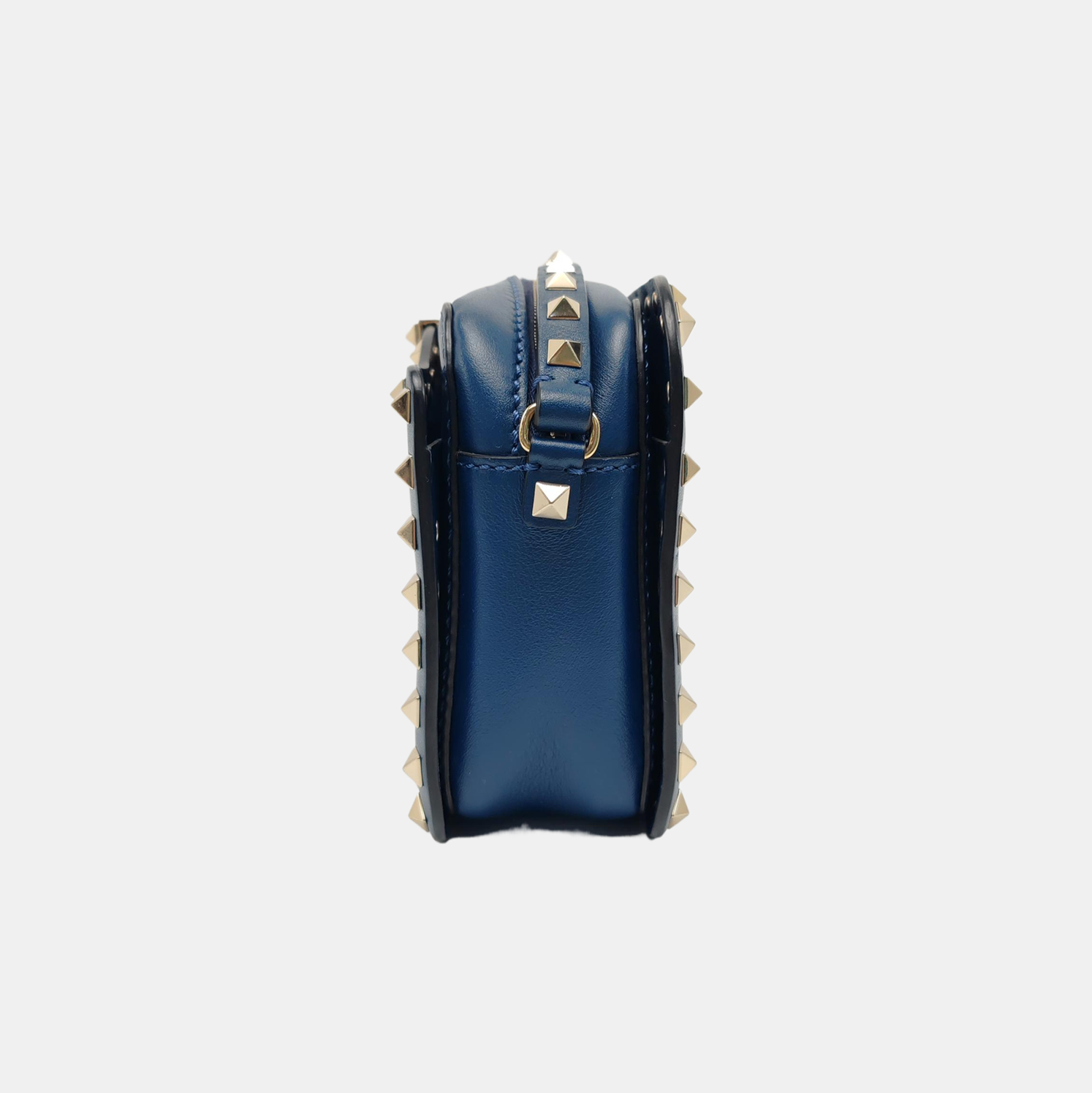 Calfskin Shoulder Bag Blue