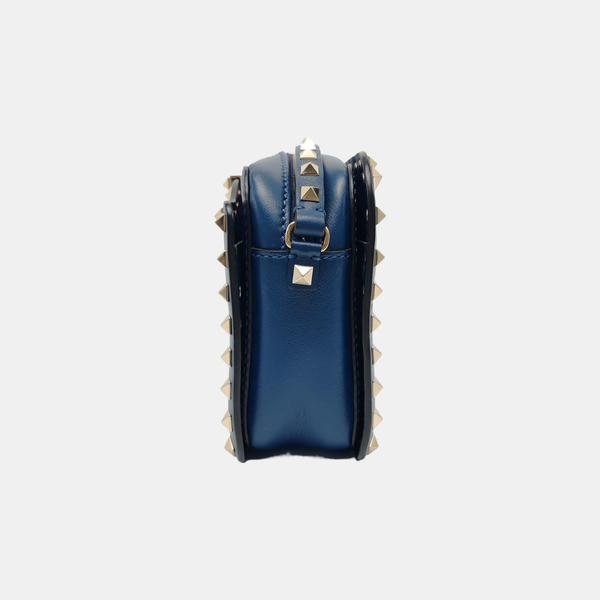 Calfskin Shoulder Bag Blue