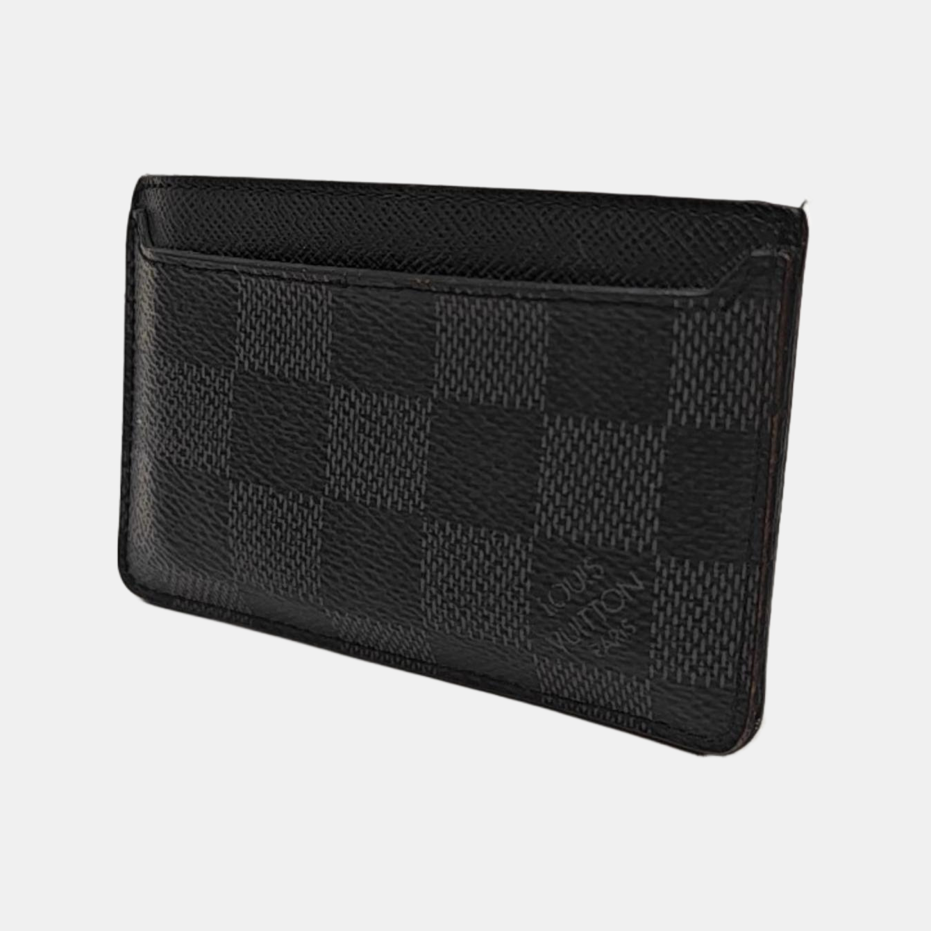 Néo Damier Graphite Coated Canvas Black Card Holder