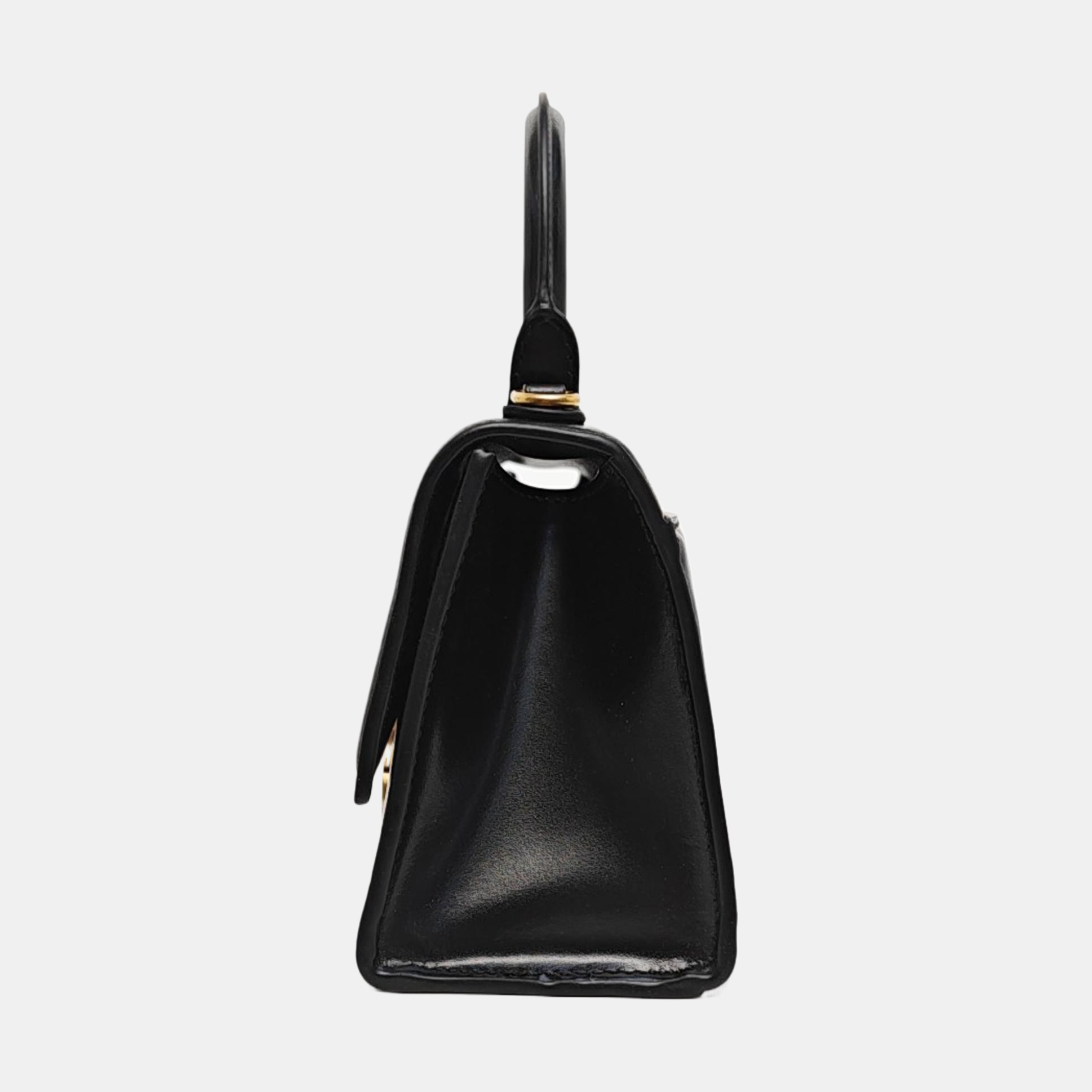 Hourglass XS Calfskin Black