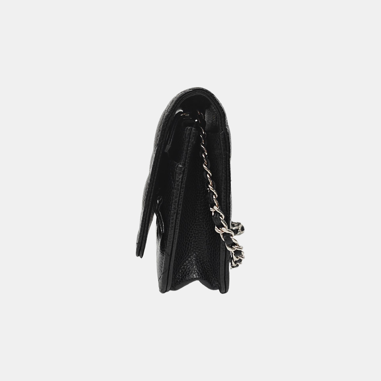 WOC Quilted Grained Calfskin Black