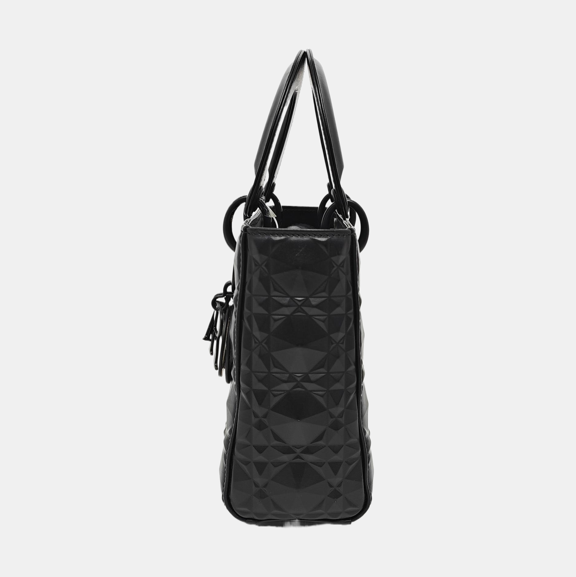 Lady Dior Small Cannage Calfskin Black