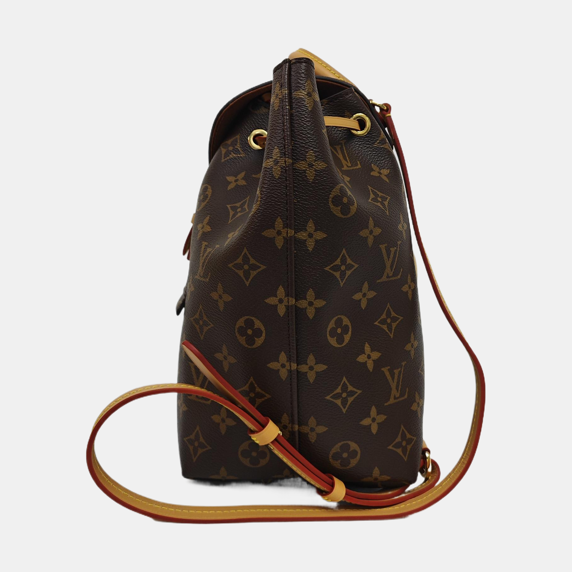 MONTSOURIS PM Monogram Coated Canvas Brown