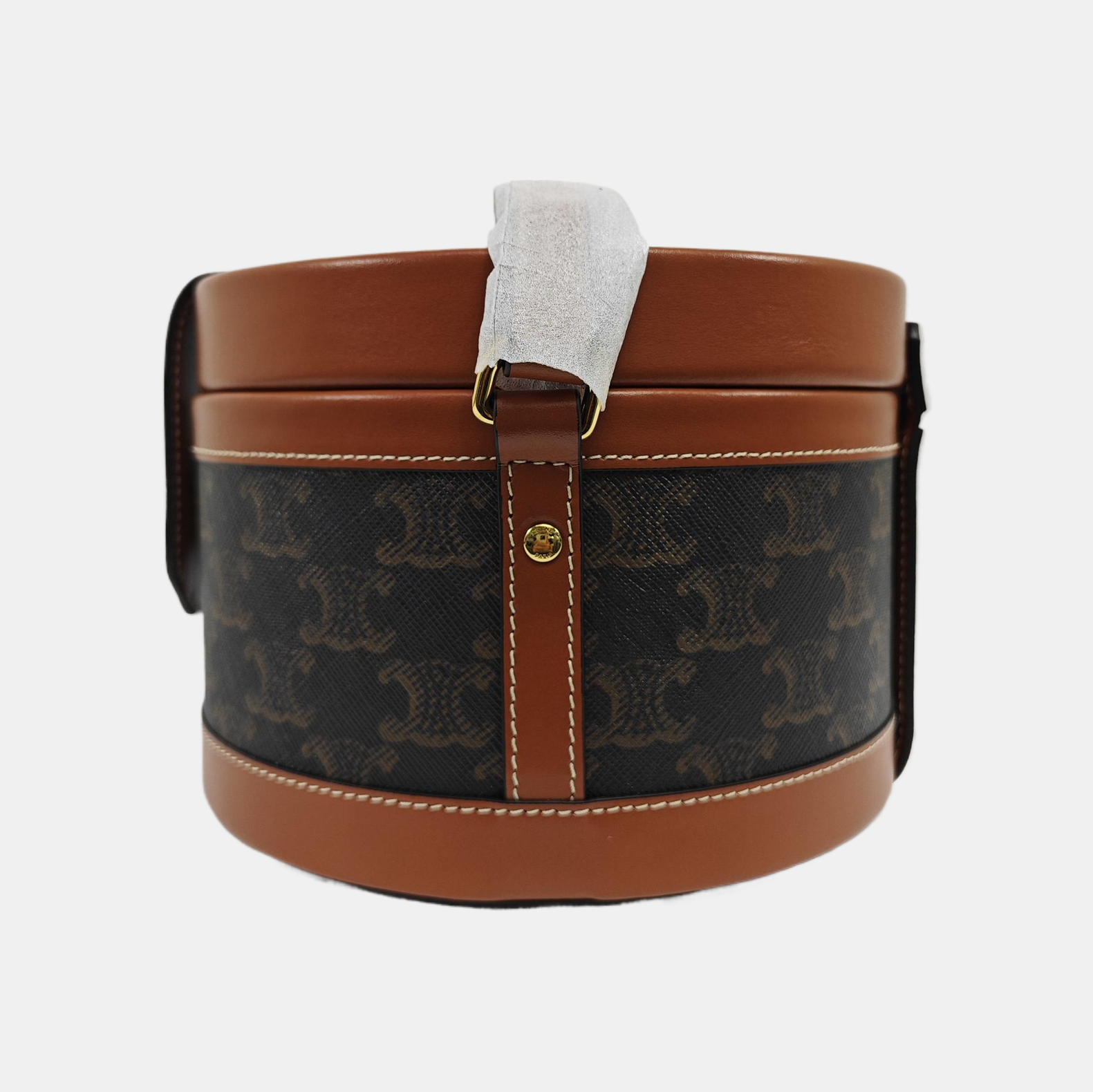TRIOMPHE Medium Coated Canvas Brown