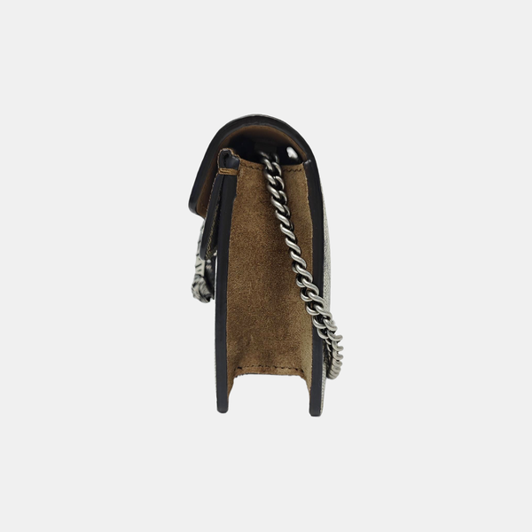 Dionysus Super Mini Monogram Coated Canvas Beige