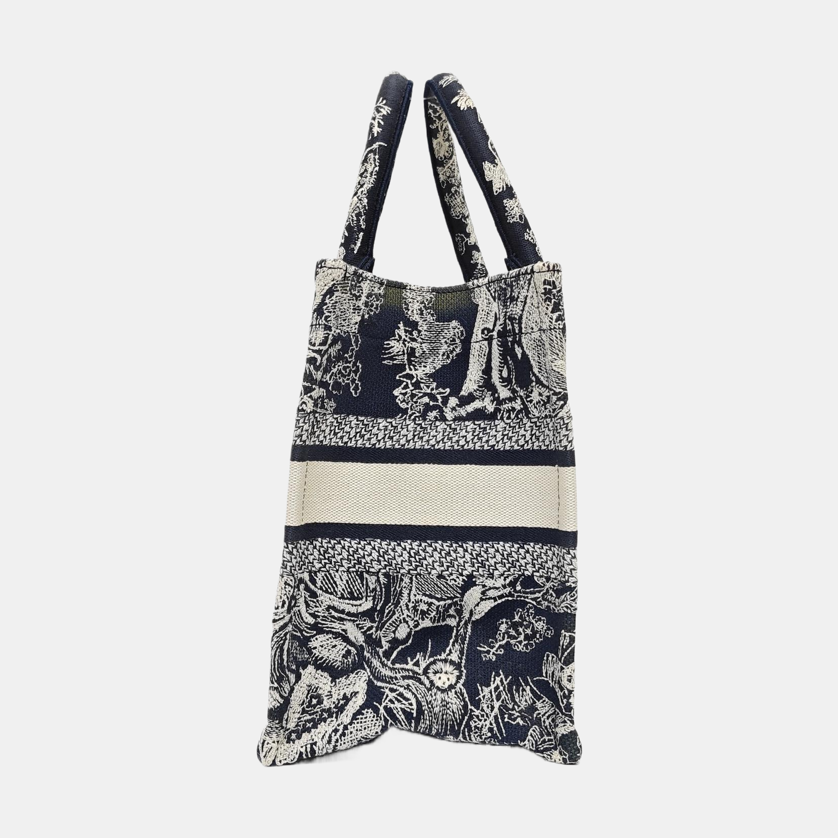 Book Tote Small Canvas Blue