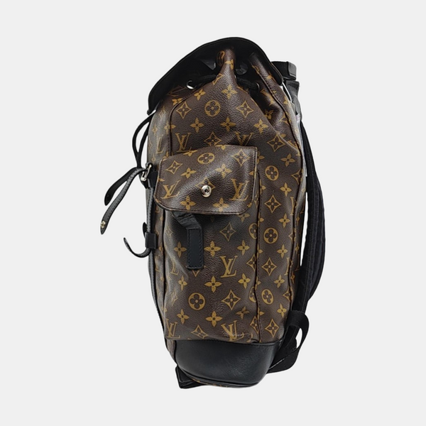 CHRISTOPHER MM Monogram Coated Canvas Brown