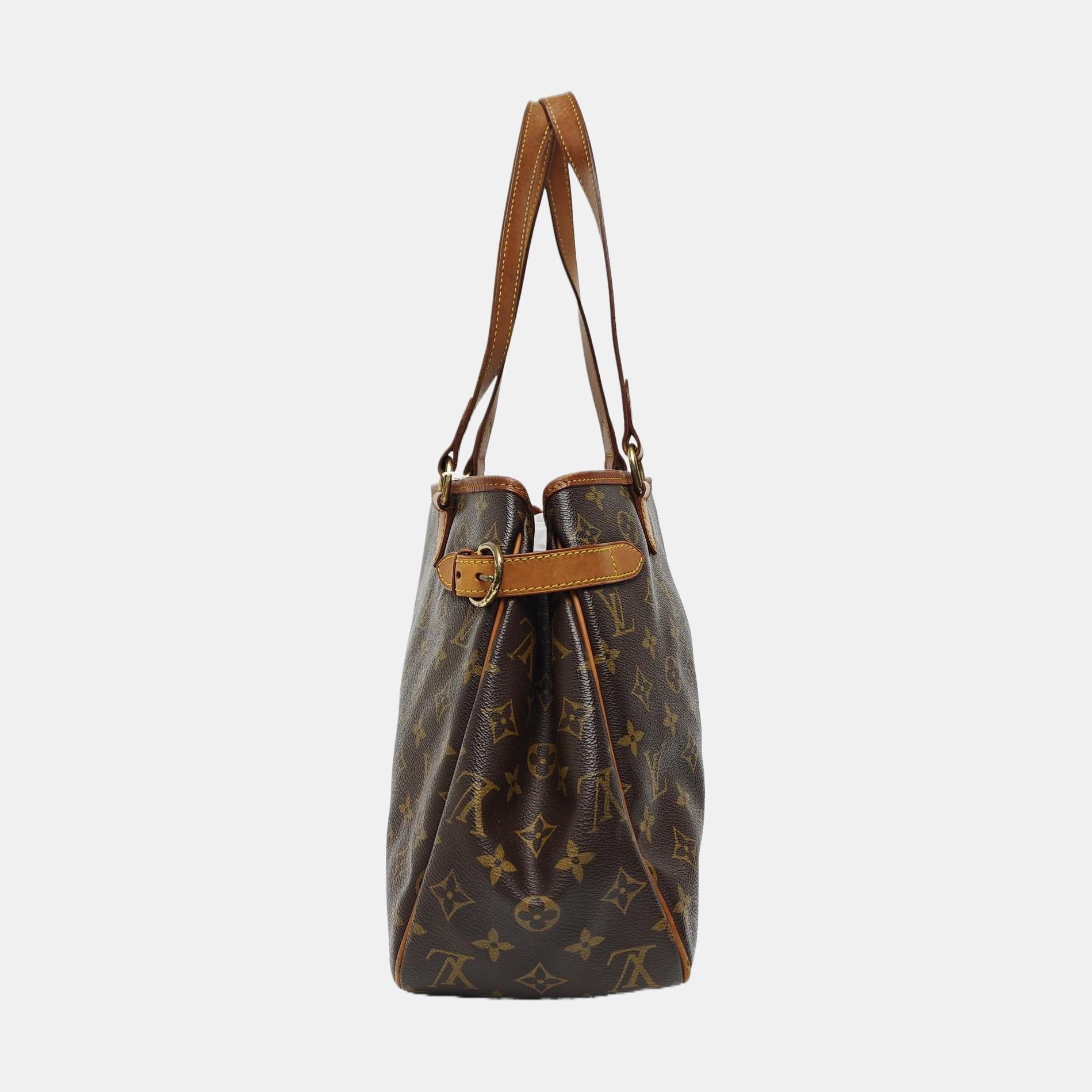 BATIGNOLLES GM Monogram Coated Canvas Brown