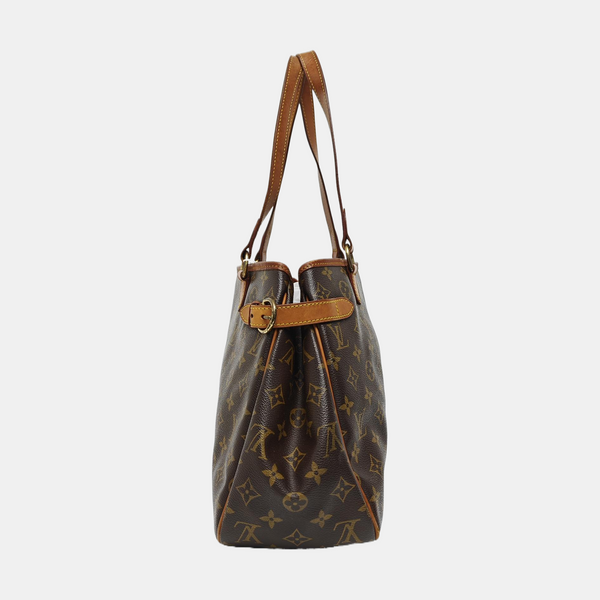 BATIGNOLLES GM Monogram Coated Canvas Brown