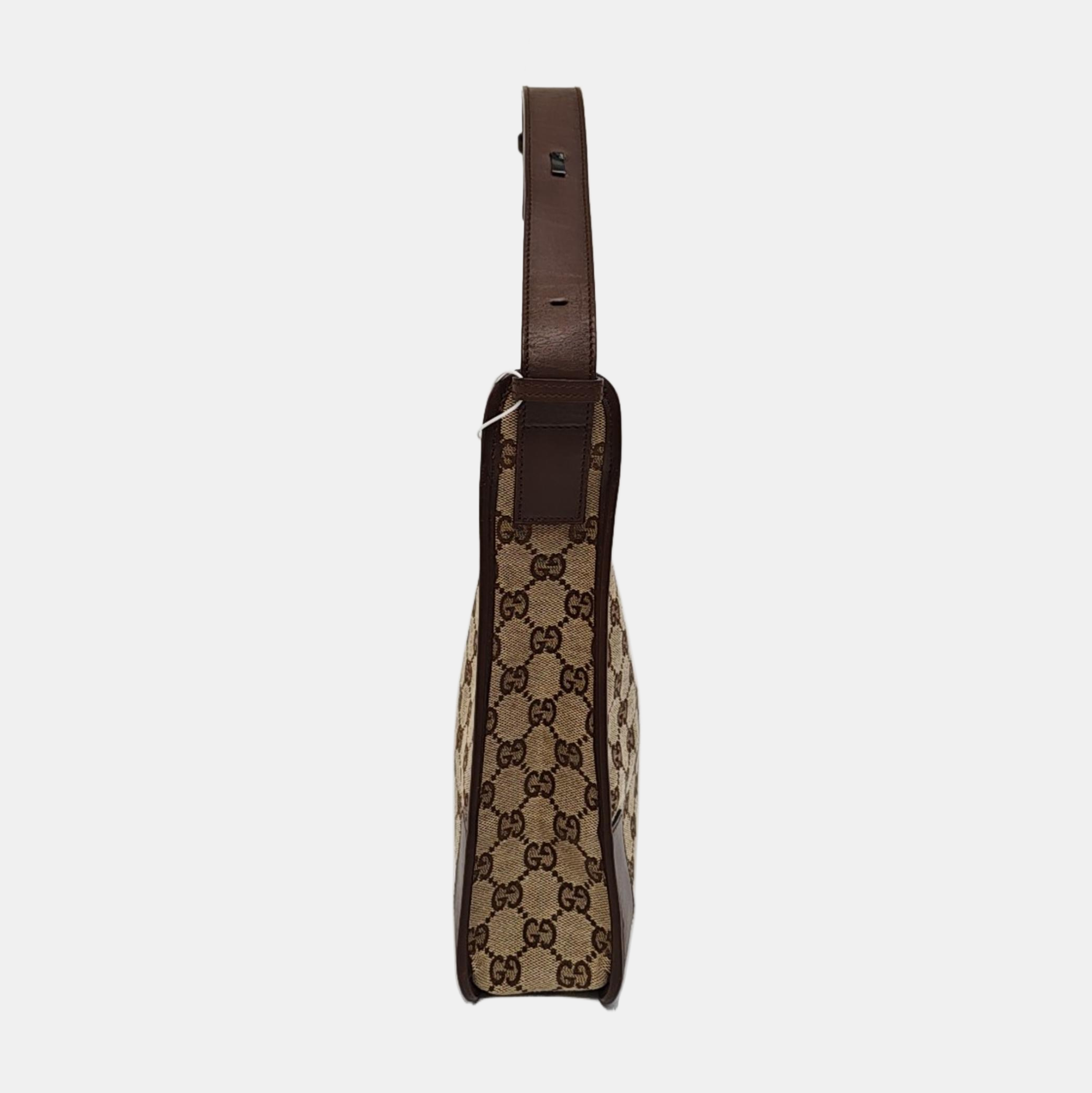 Monogram Canvas Top Handle Bag Brown