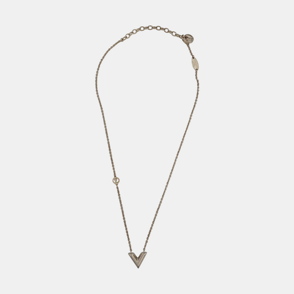 LV & ME Metal Silver Necklace