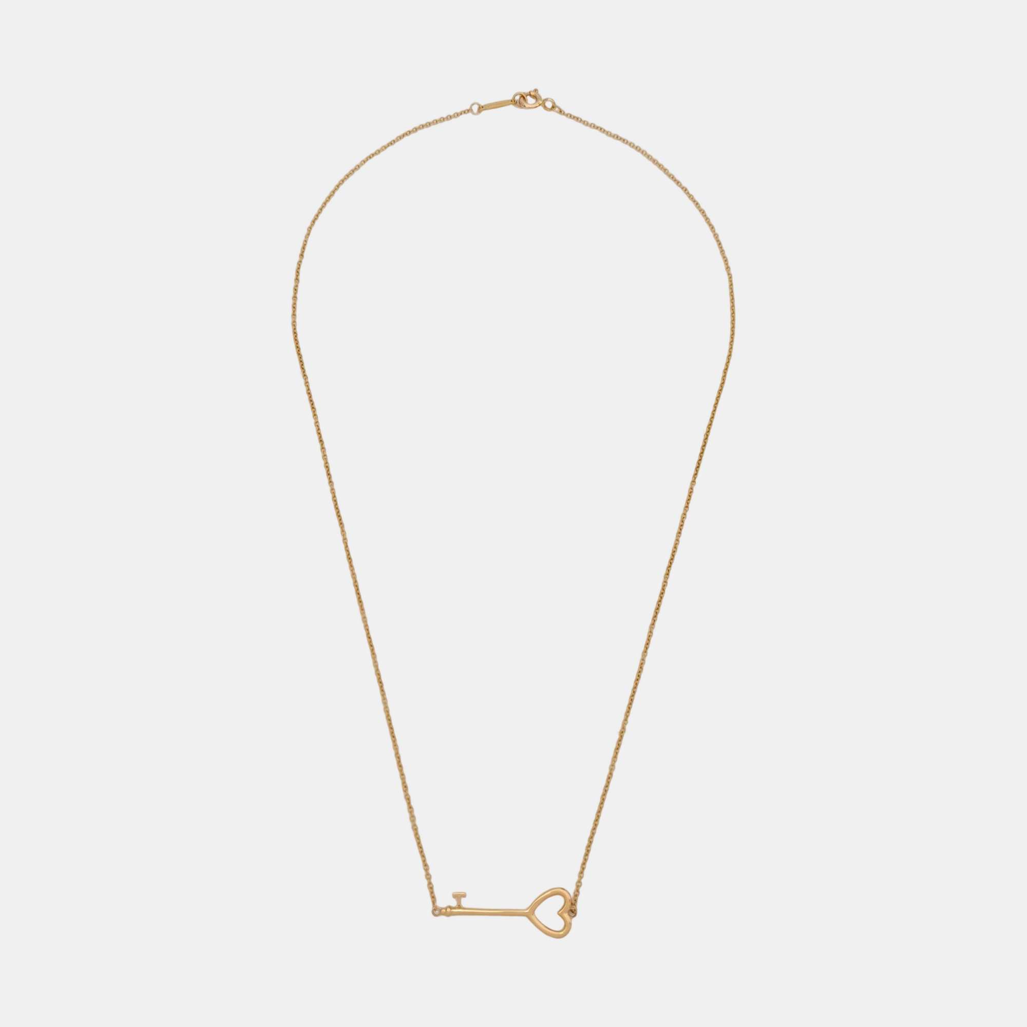 Tiffany Keys 18k Rose Gold Necklace