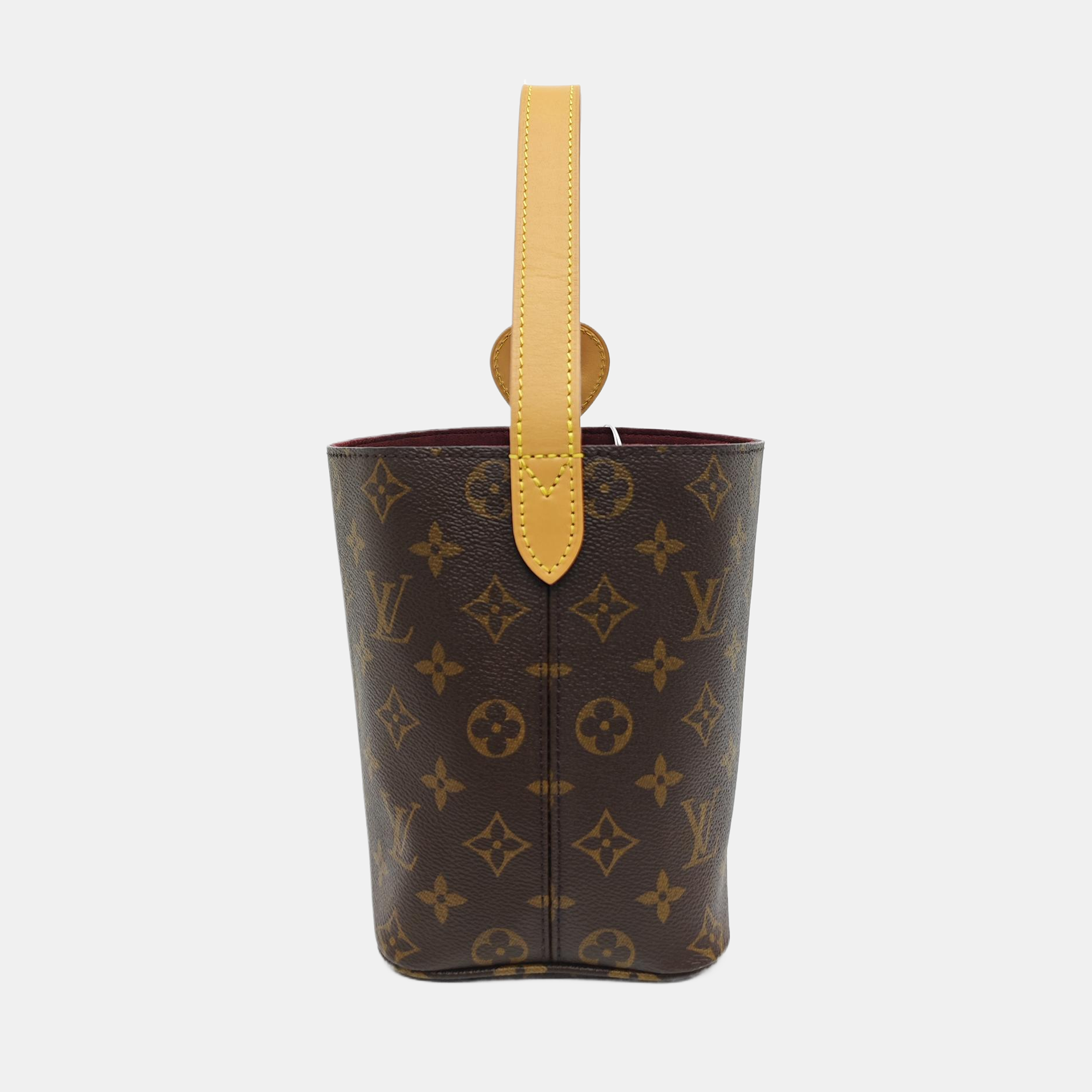 ALL IN BB Monogram Coated Canvas Brown