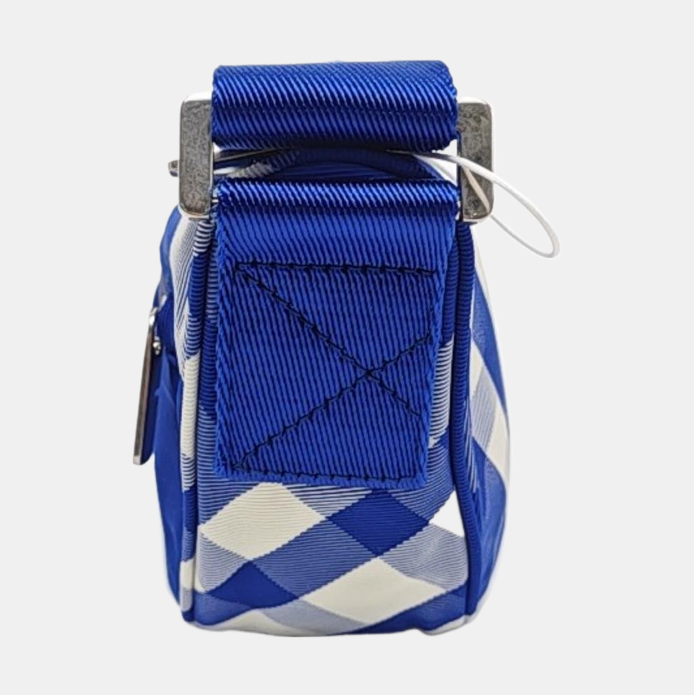 Canvas Crossbody Bag Blue