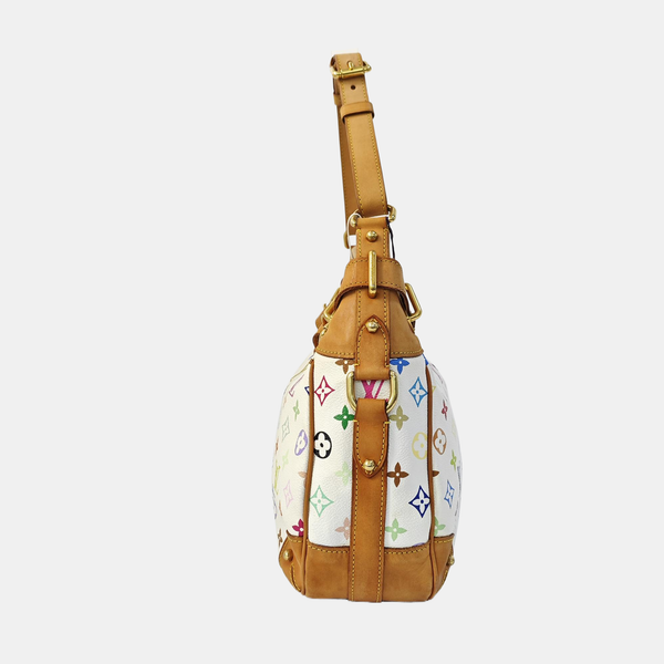 LV × TM GRETA Monogram Coated Canvas White