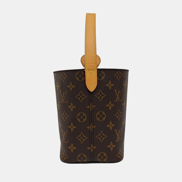 ALL IN BB Monogram Coated Canvas Brown