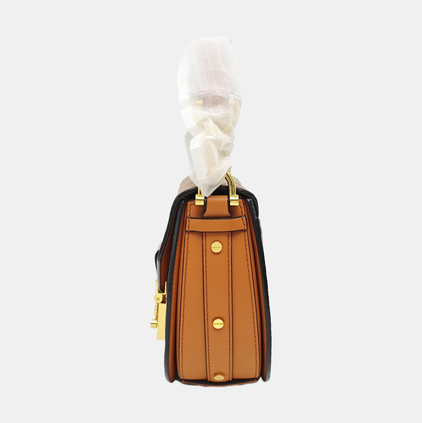 PATRICIA Mini Monogram Coated Canvas Brown