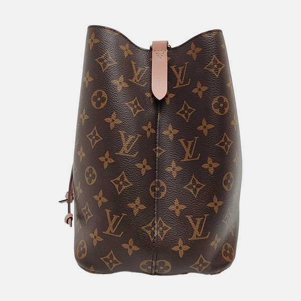 NÉONOÉ MM Monogram Coated Canvas Brown