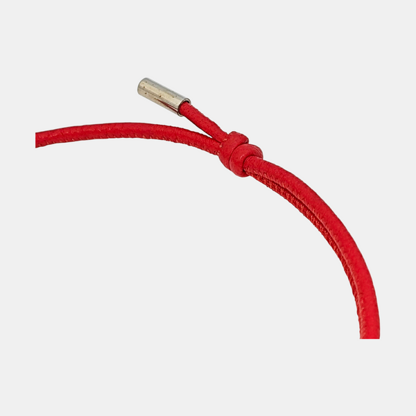 Dio(r)evolution Leather Red Bracelet