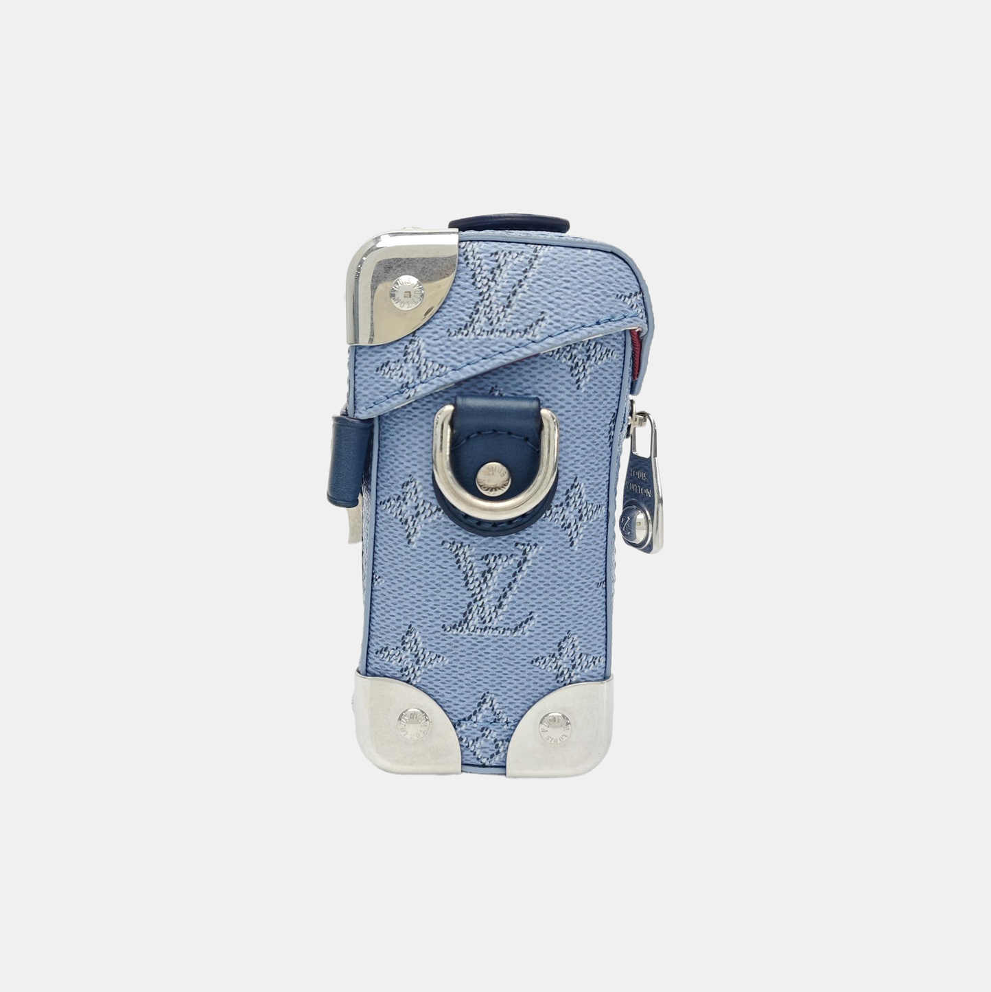 SOUL TRUNK Monogram Coated Canvas Blue