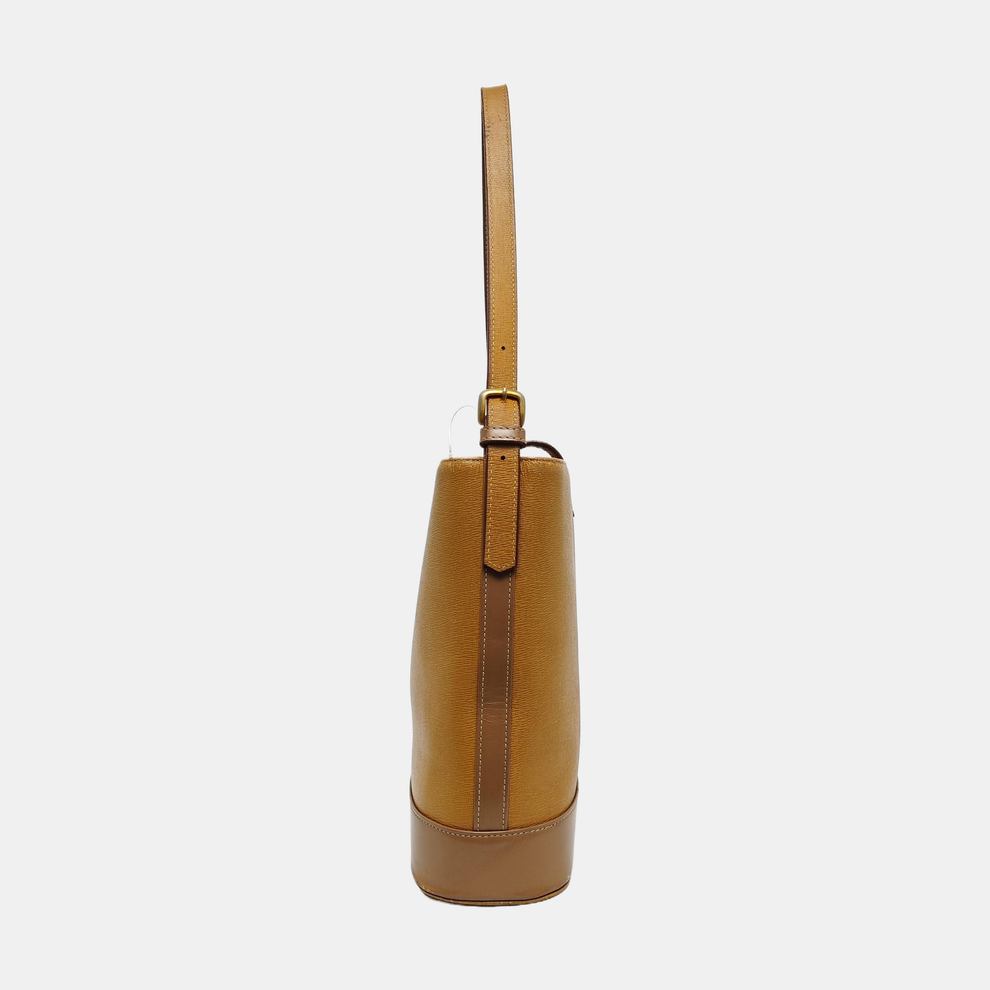 Calfskin Bucket Bag Brown