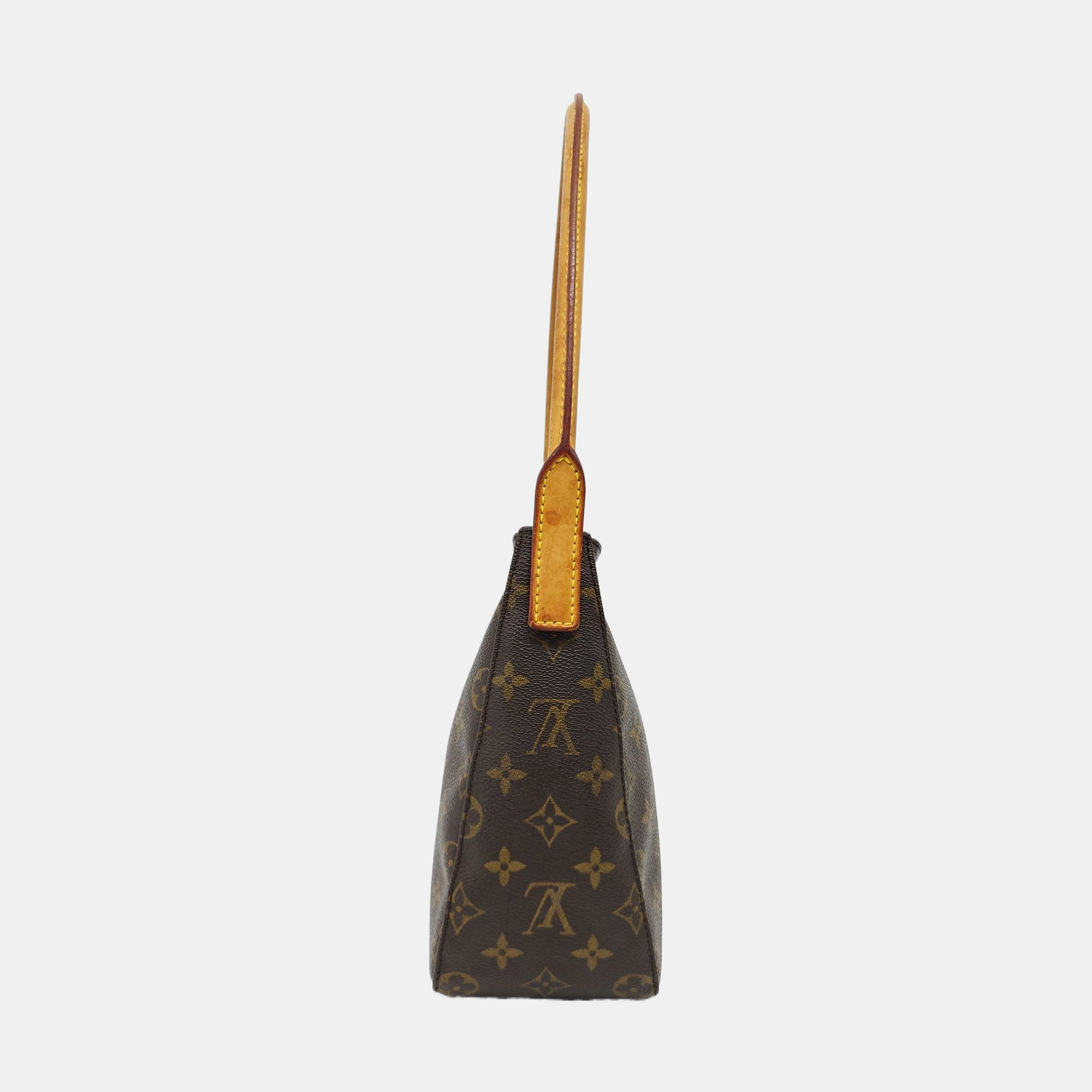 LOOPING MM Monogram Coated Canvas Brown
