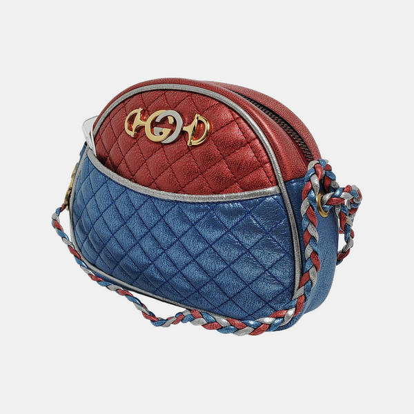 Zumi Mini Quilted Calfskin Multicolor