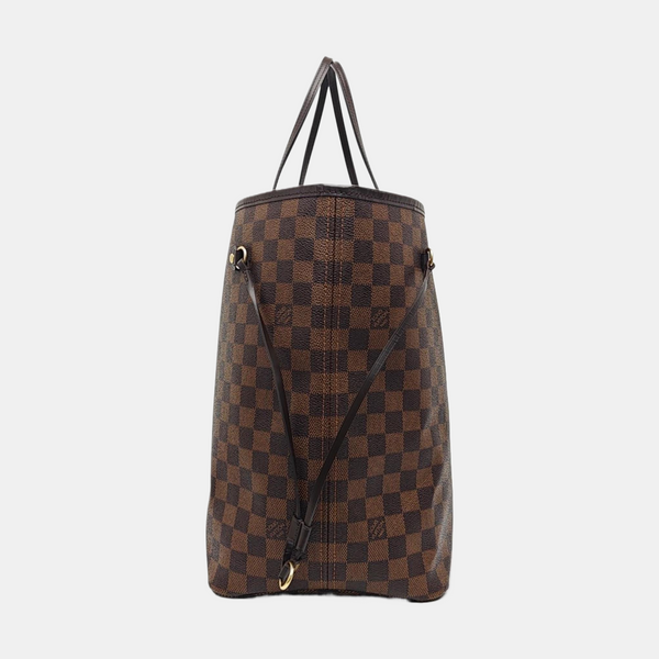 NEVERFULL GM Damier Ebene Coated Canvas Brown