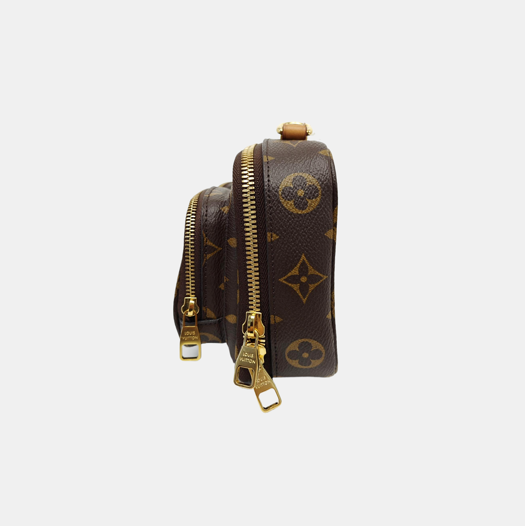 UTILITY Monogram Coated Canvas Brown