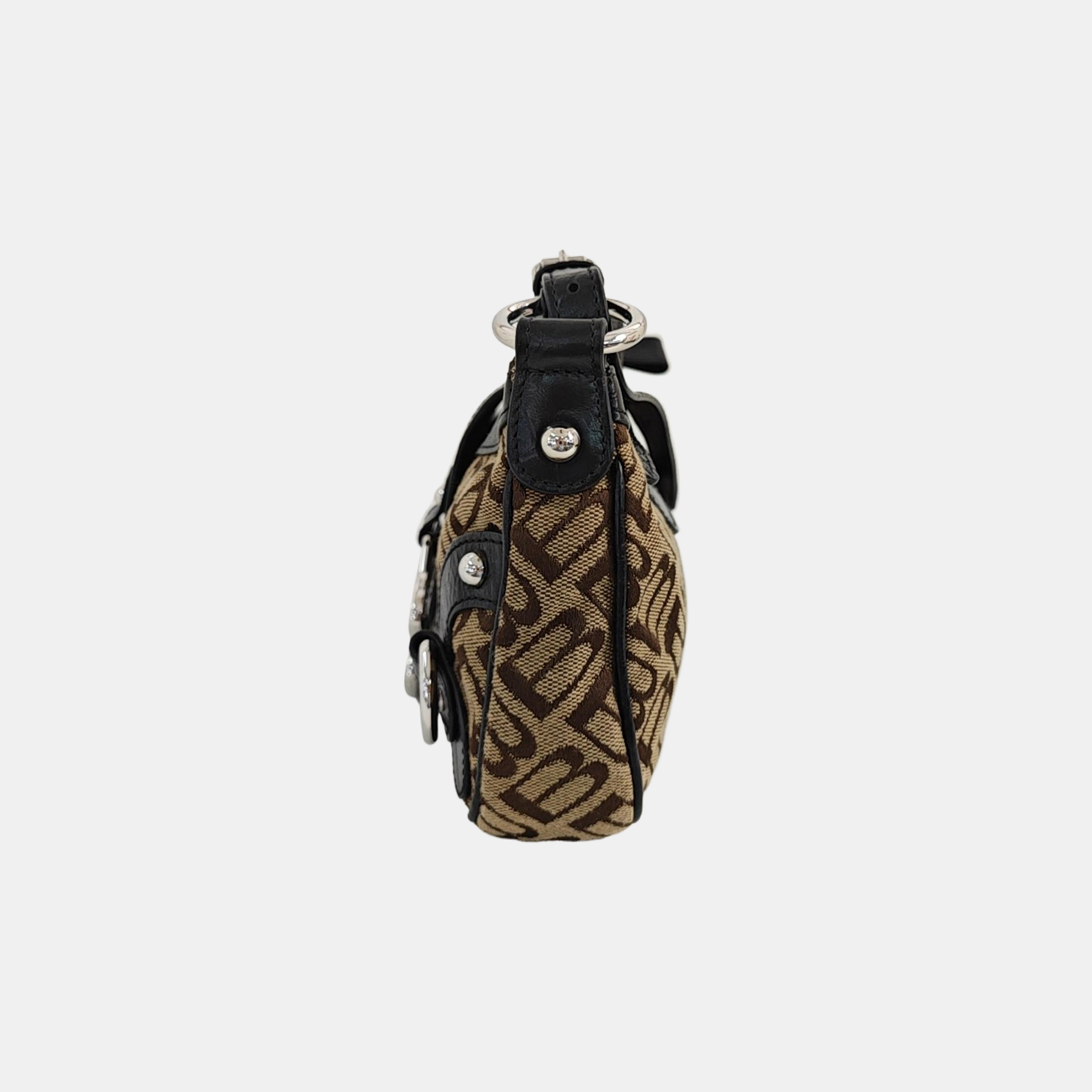 Le Cagole Small Fabric Brown