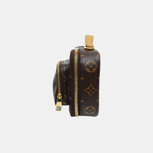 UTILITY Monogram Coated Canvas Brown