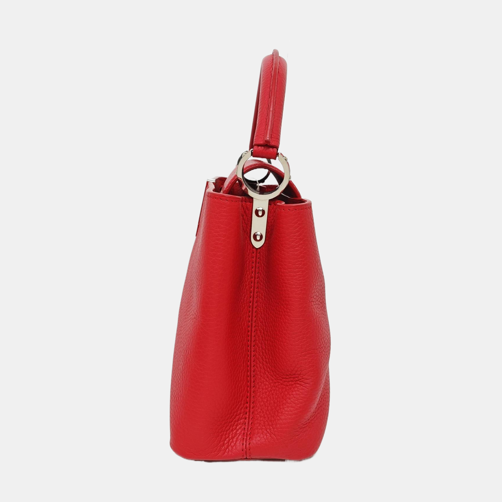 CAPUCINES MM Calfskin Red
