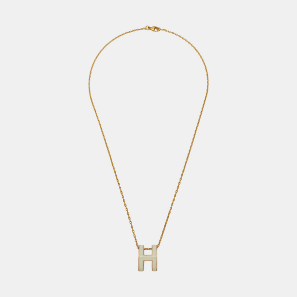 Pop H Metal Gold Necklace