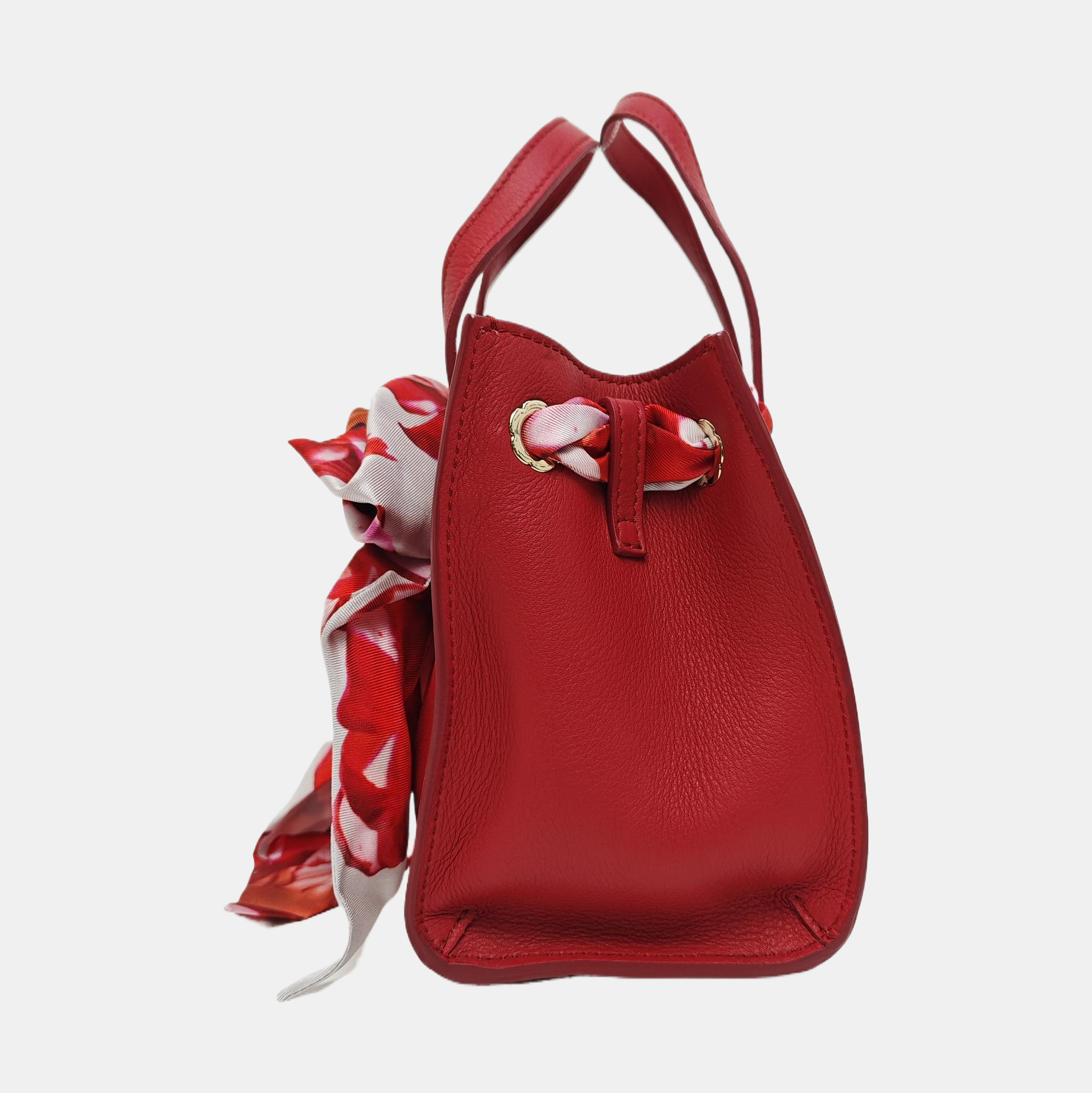 Calfskin Tote Bag Red