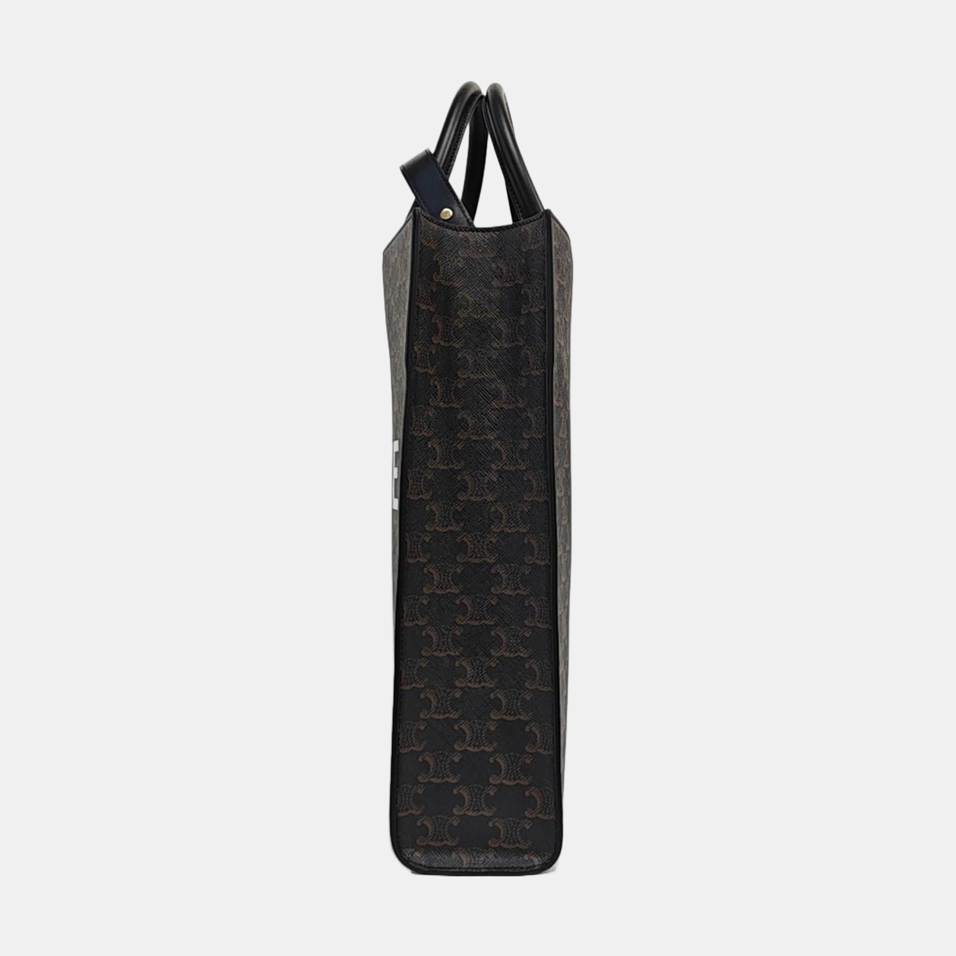 CABAS CELINE Small Coated Canvas Black