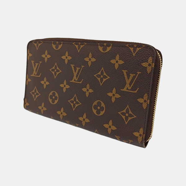 ZIPPY Monogram Coated Canvas Brown Wallet