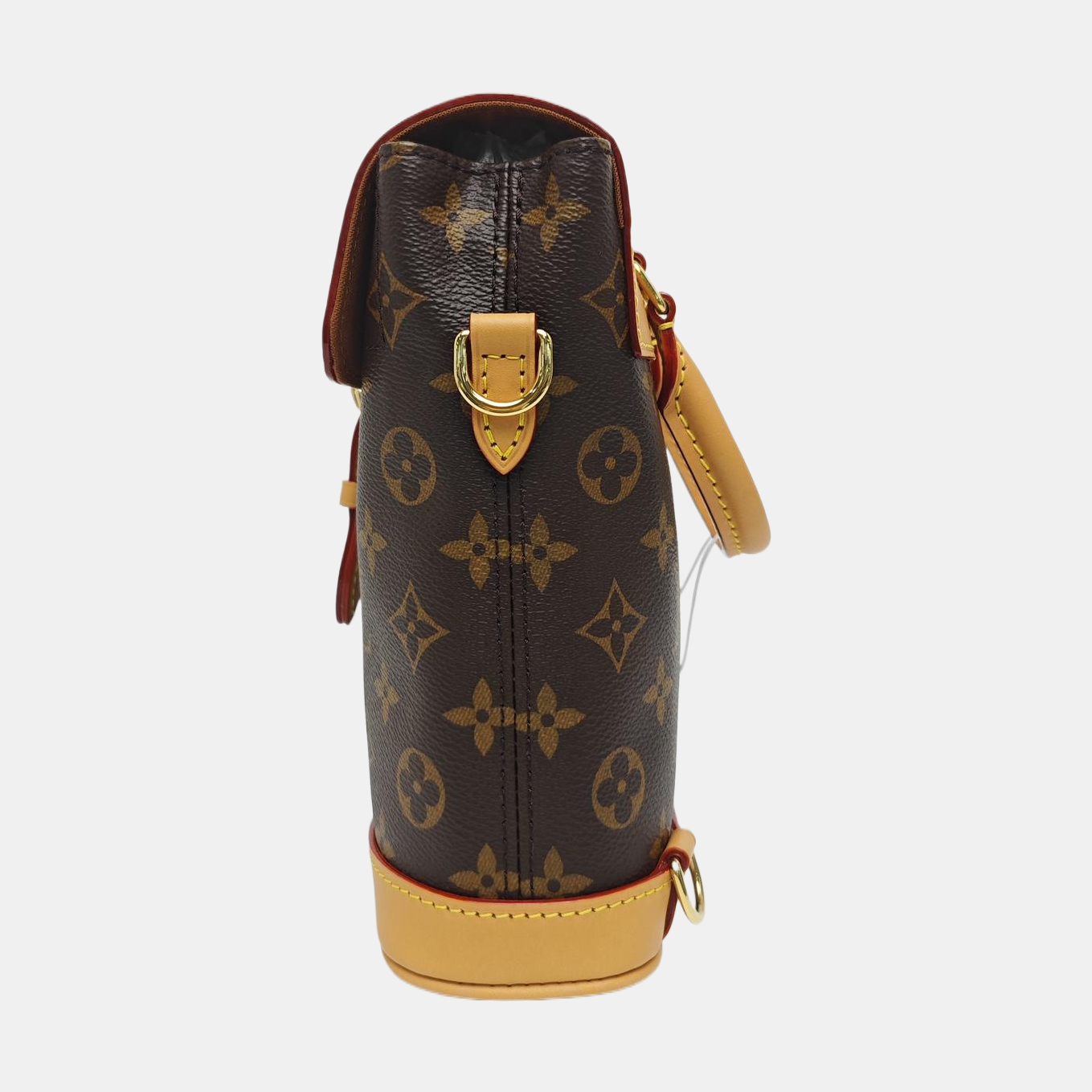 SOHO Mini Monogram Coated Canvas Brown
