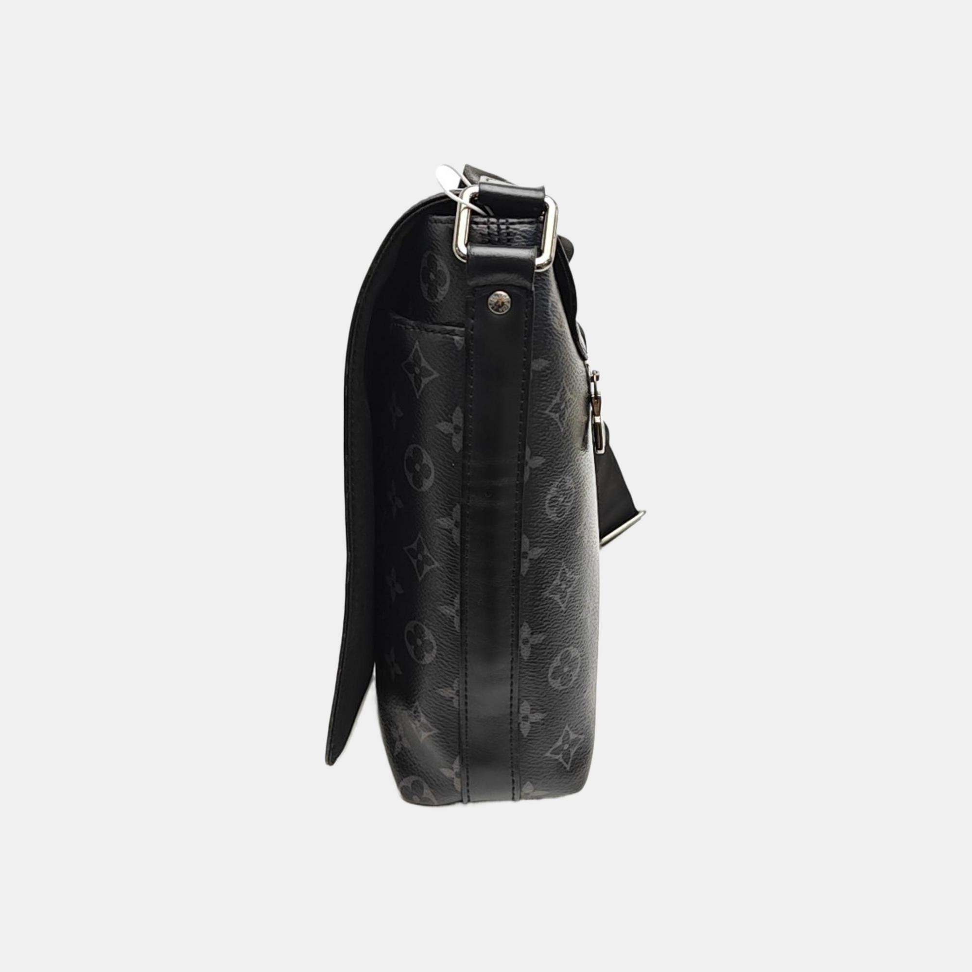 DISTRICT MM Monogram Coated Canvas Black