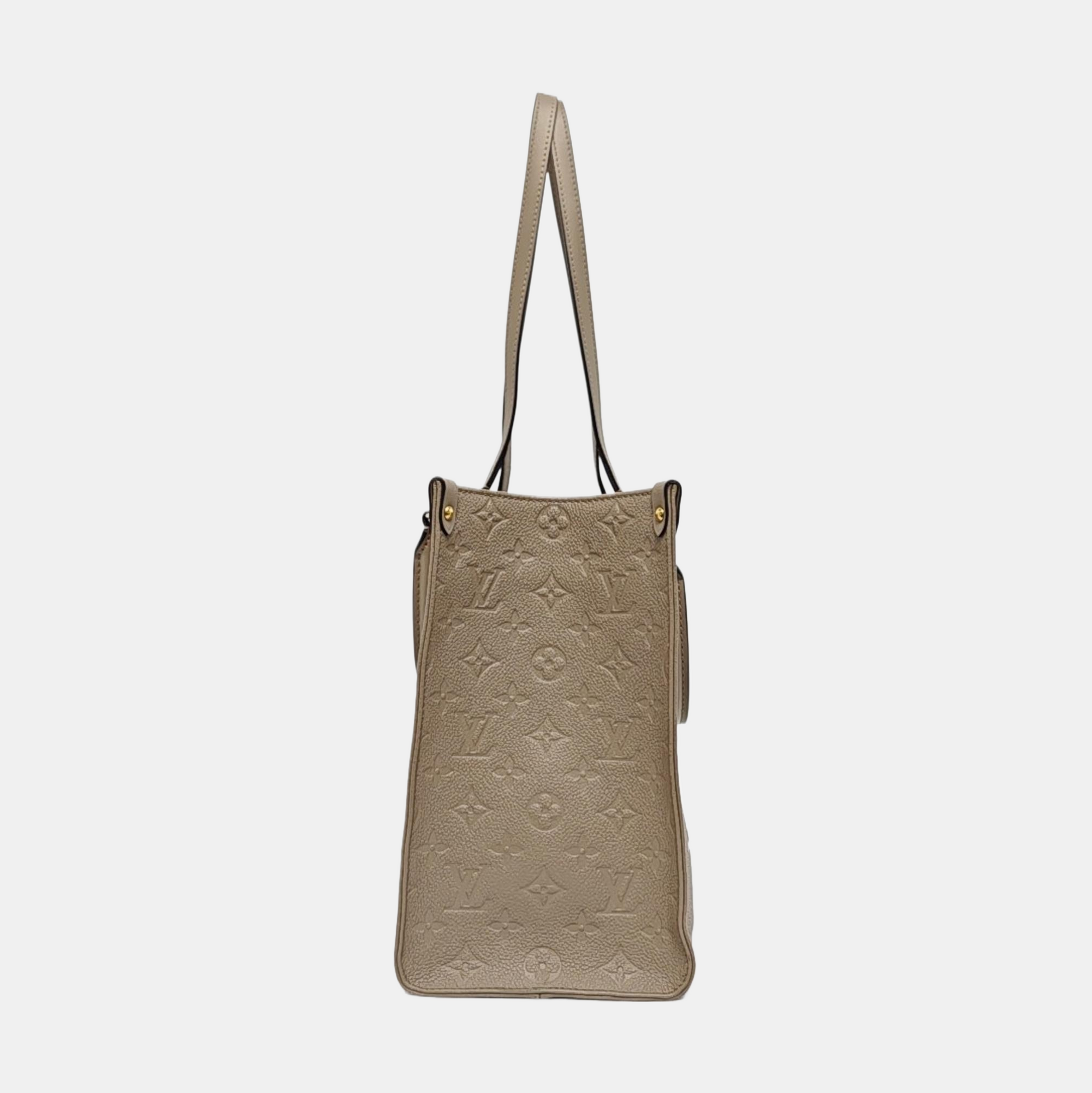 ONTHEGO MM Monogram Calfskin Gray