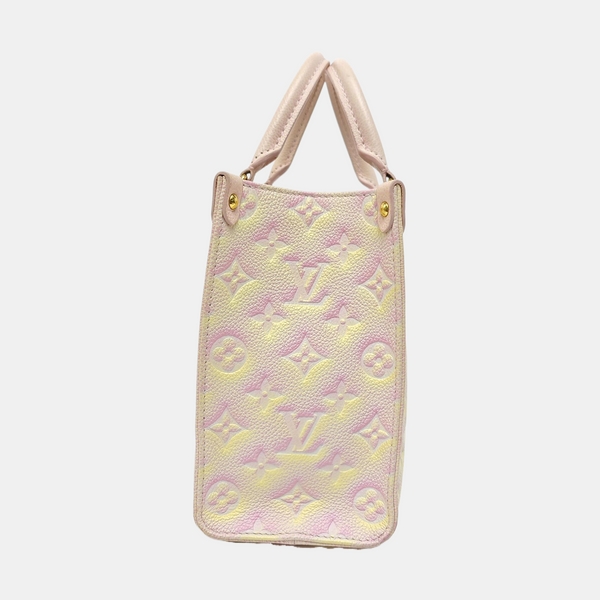 ONTHEGO PM Monogram Calfskin Pink