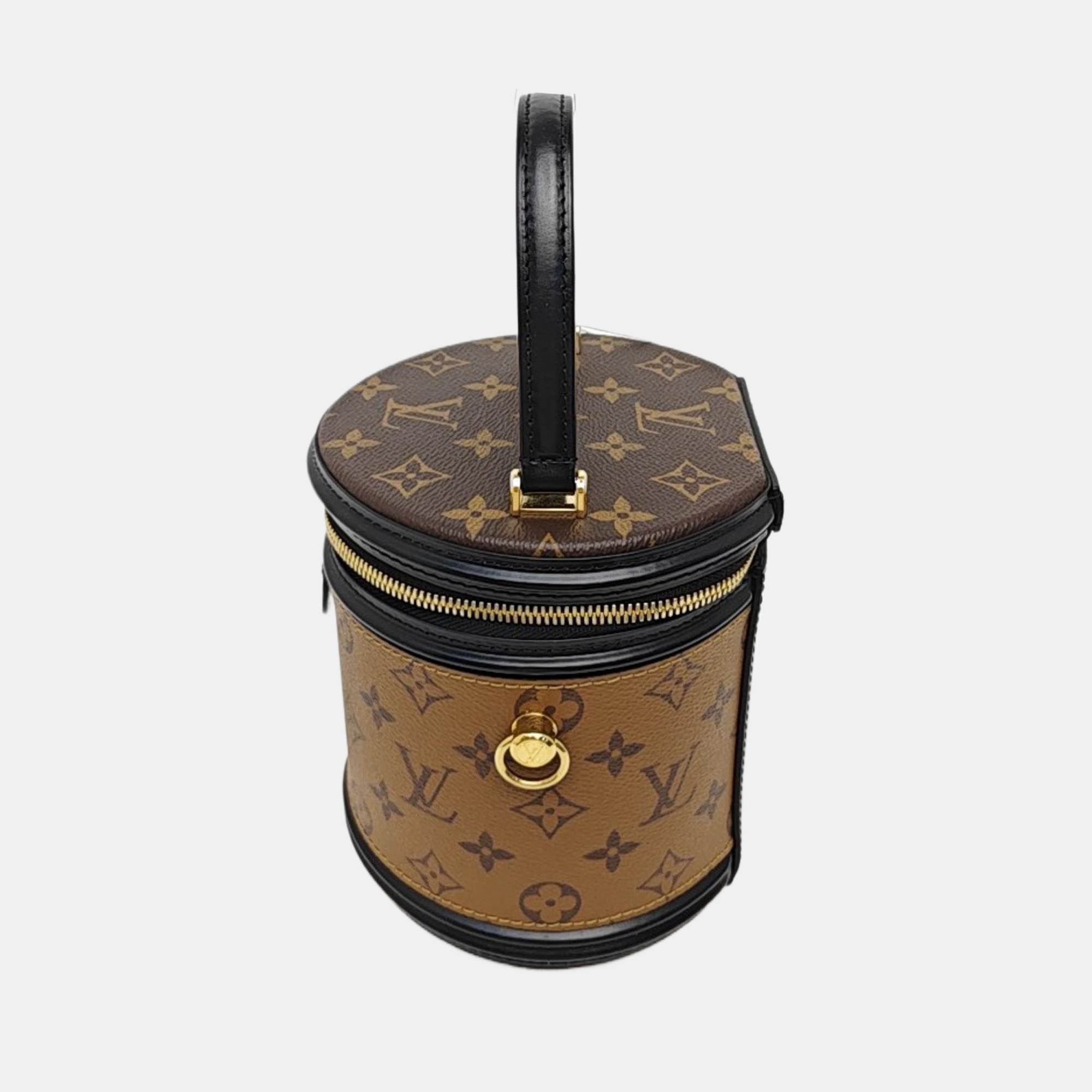 CANNES PM Monogram Coated Canvas Brown