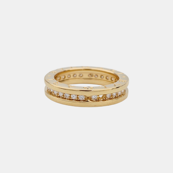 B.ZERO1 Diamond Gold Ring EU 53