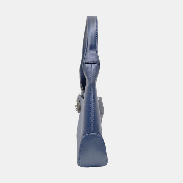 Clasp Hobo Fabric Blue