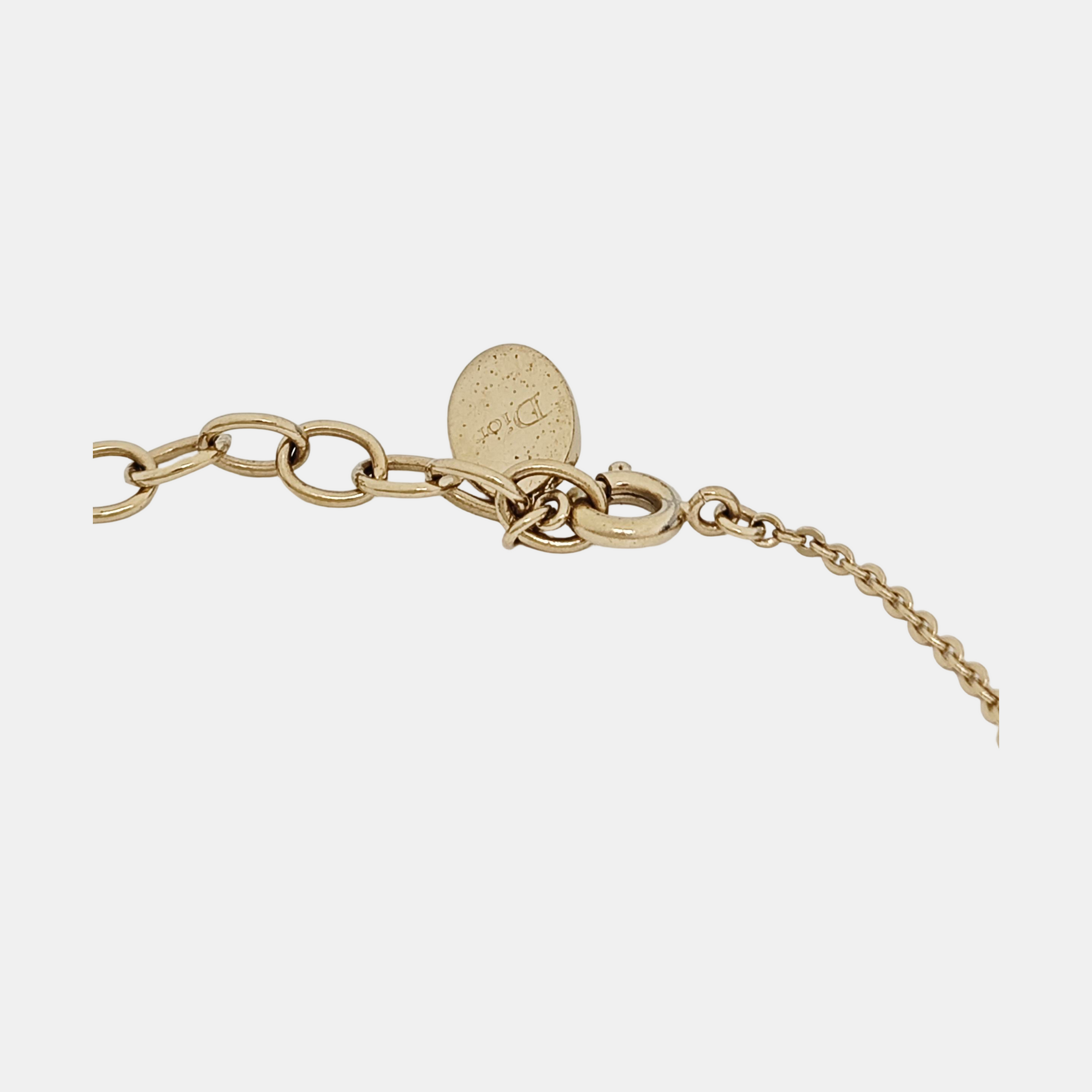 Dior And Kenny Scharf Metal Gold Bracelet
