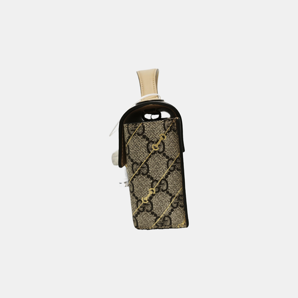 Authenticated pre-owned  Padlock Mini Monogram Canvas Beige - Shoulder Bag at Looply