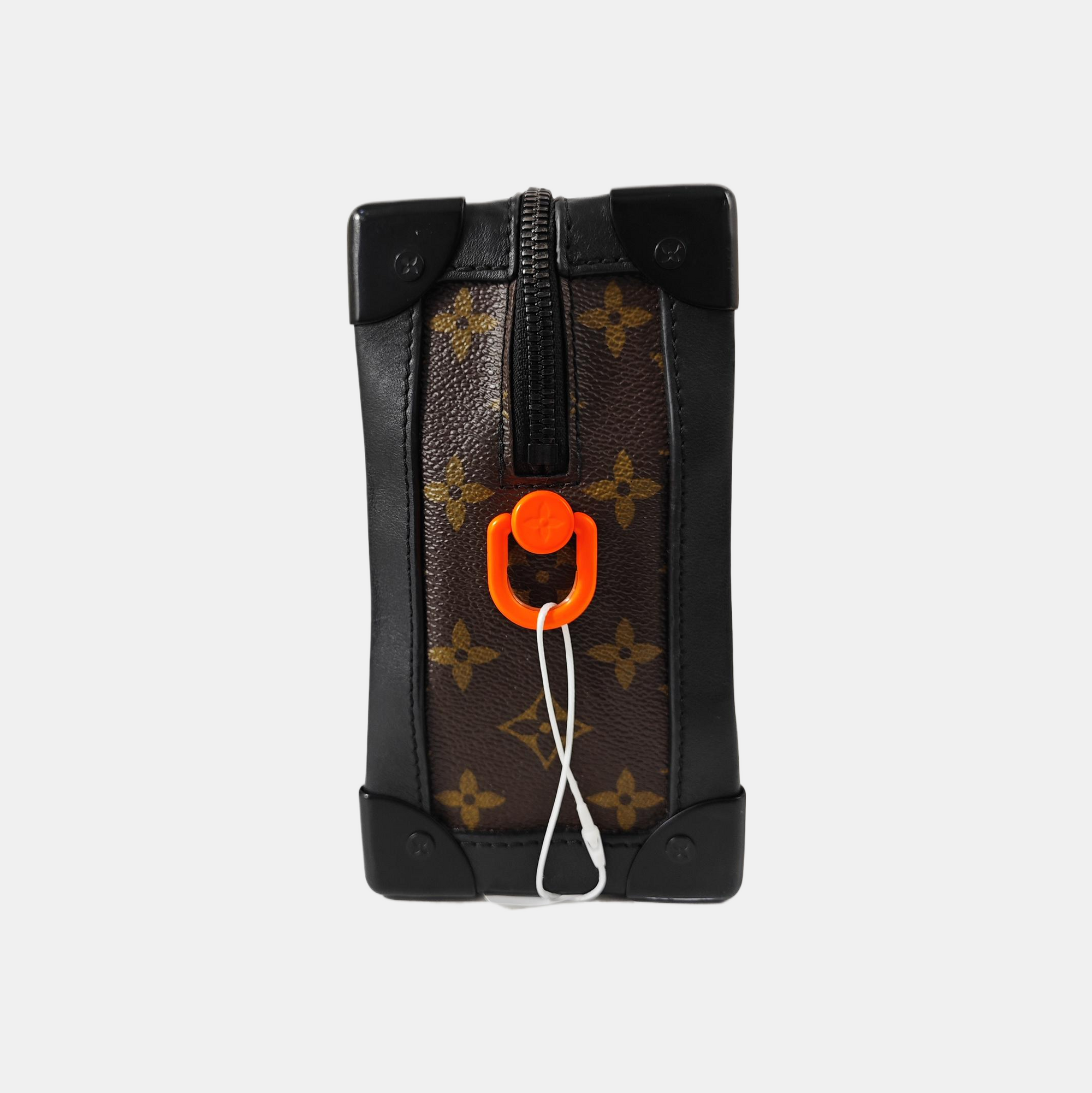 SOFT TRUNK Monogram Coated Canvas Brown