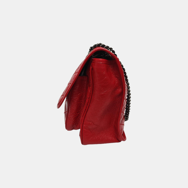 NIKI Medium Quilted Calfskin Red