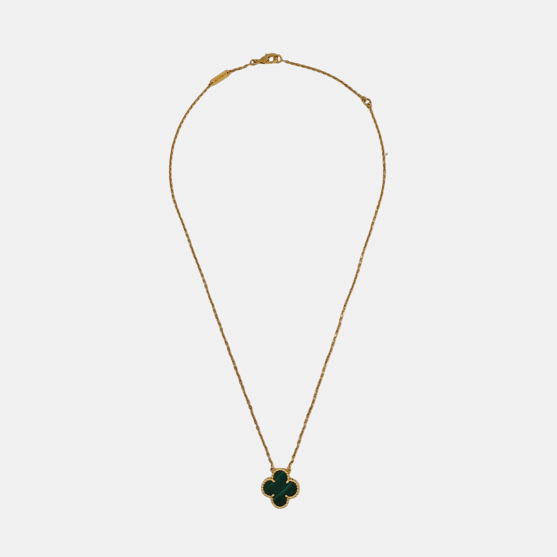 Vintage Alhambra 18k Gold Necklace
