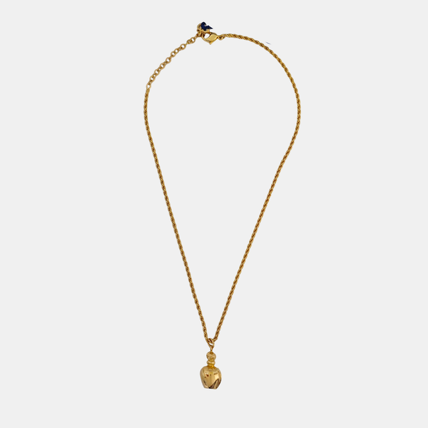 Twist Round Metal Gold Necklace