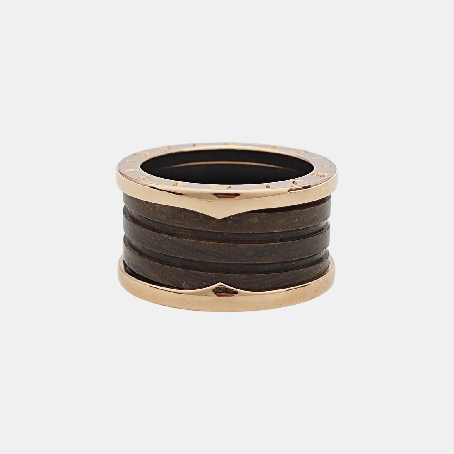 B.ZERO1 18k Rose Gold Ring EU 54